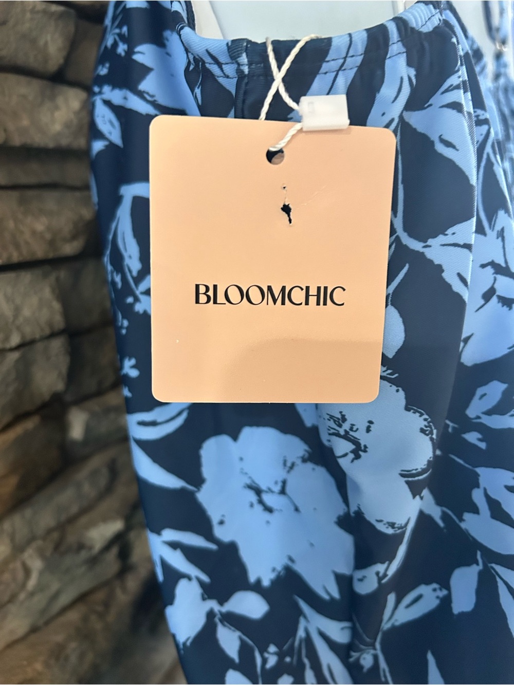 BloomChic Tropical Floral One Piece Swimsuit  Romper NWT Size 12 - Picture 4 of 8